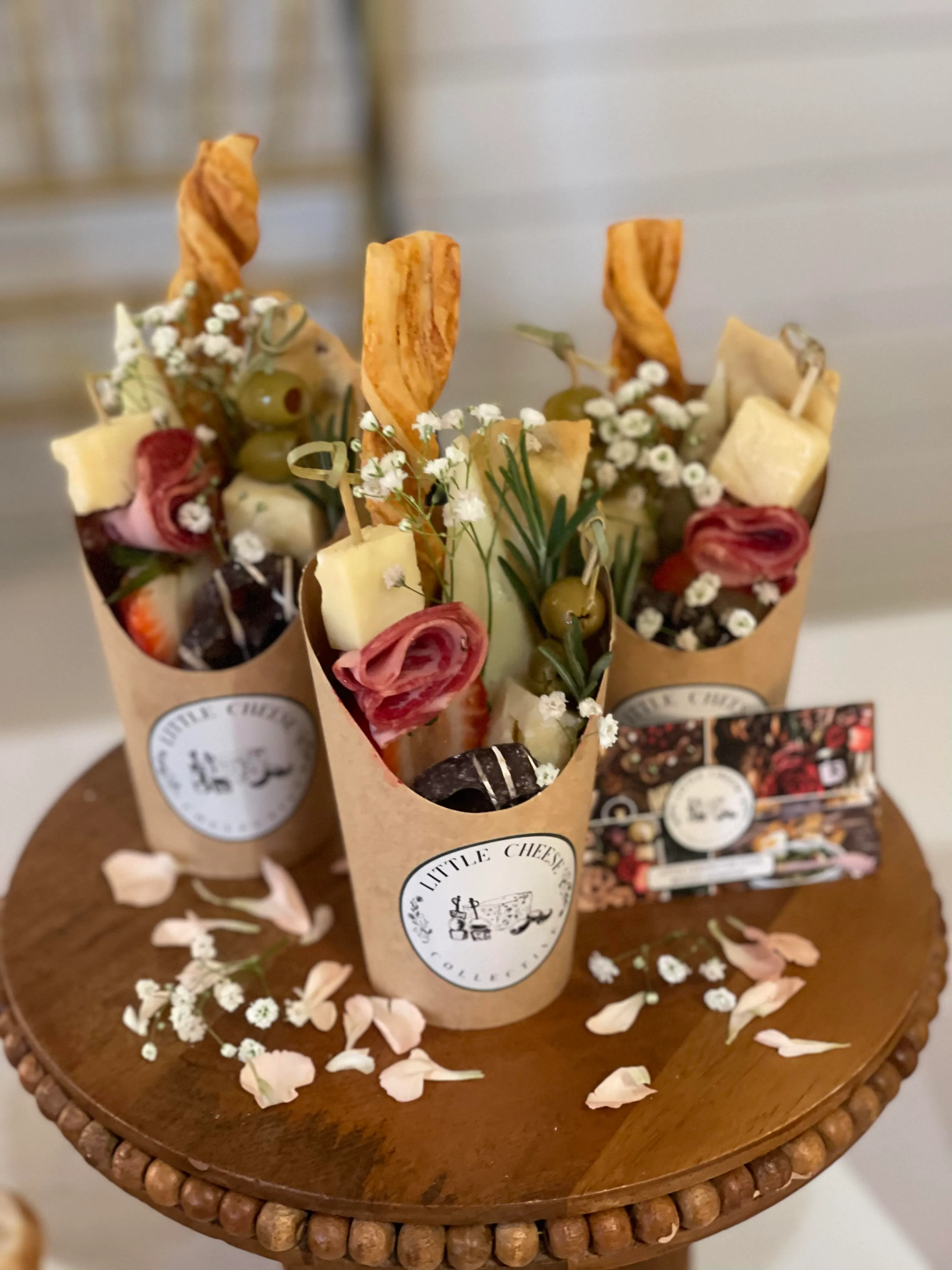 Elegant private event with beautiful charcuterie display